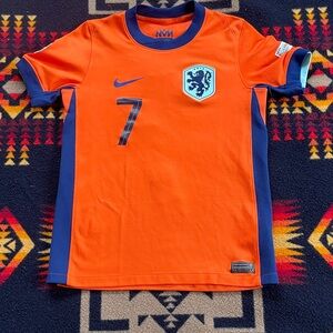 Xavi Simons Netherlands Football Jersey #7